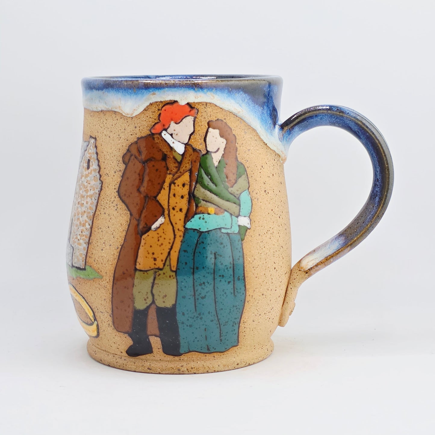 #28 Handmade stoneware Mug 17oz
