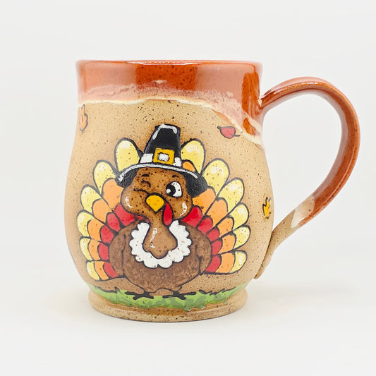 #06 Handmade stoneware mug 16-17oz