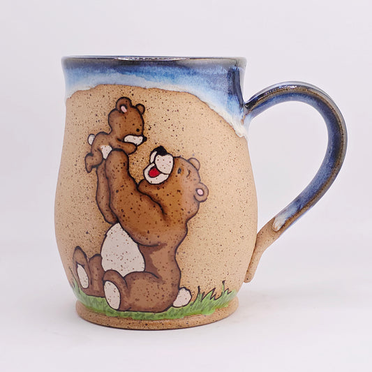 #17 Handmade stoneware Mug 17oz