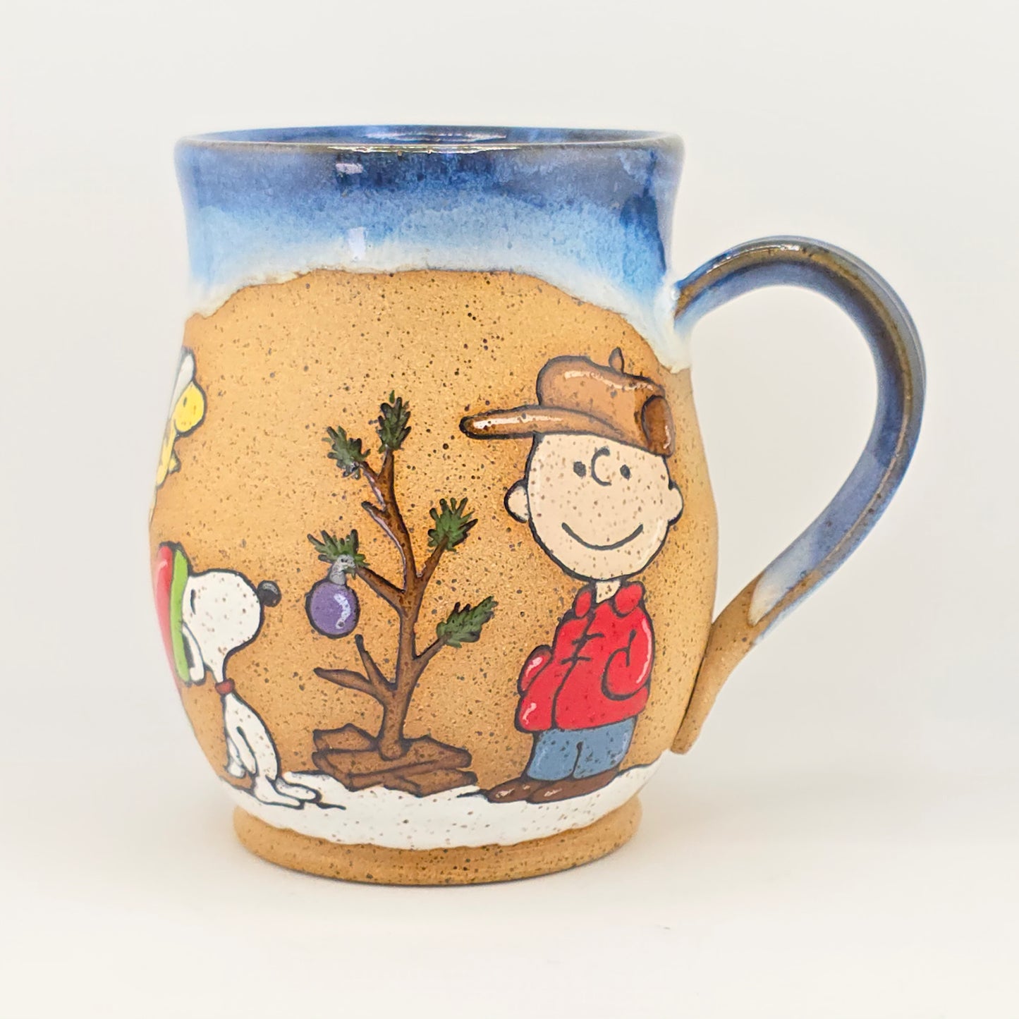 #16 Handmade stoneware mug 20 oz