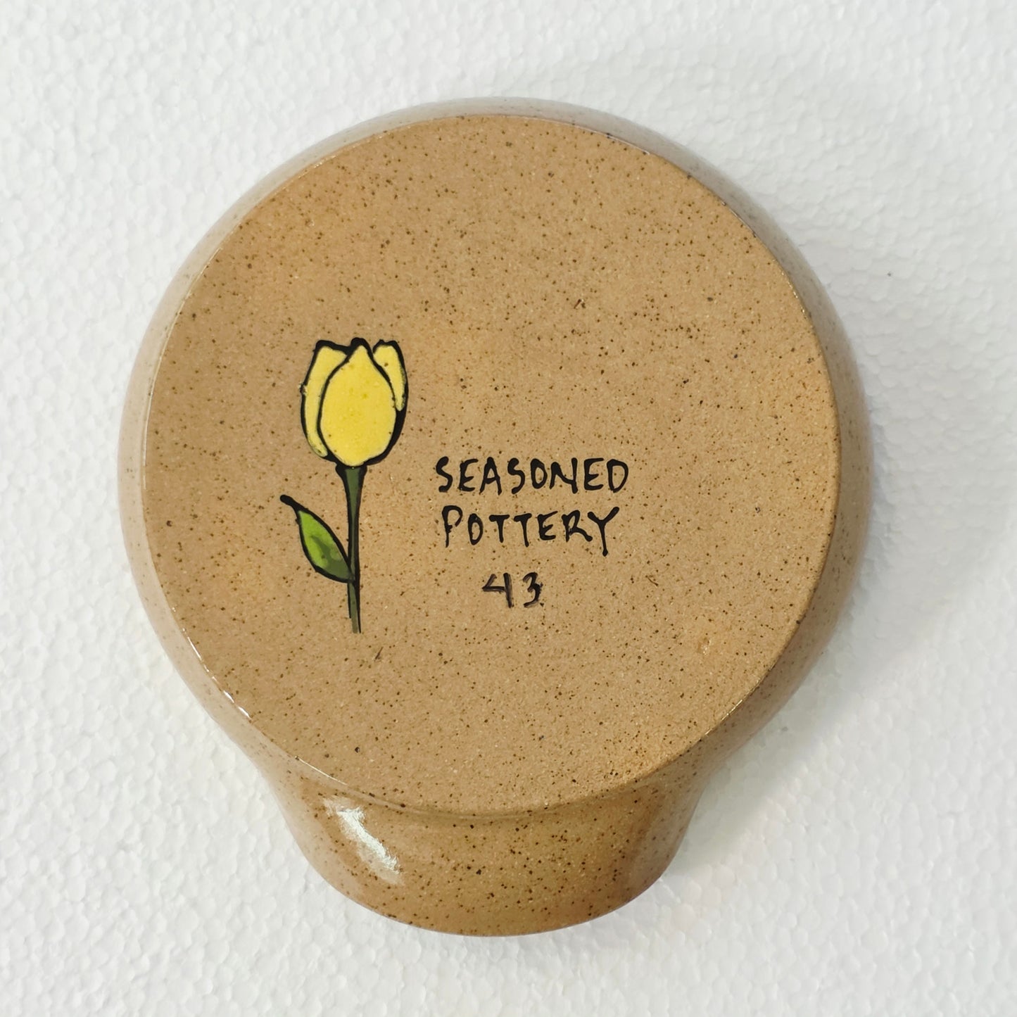 #43 Handmade stoneware spoonrest