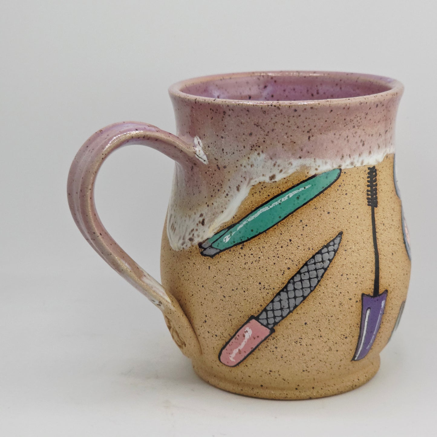 #07 Handmade stoneware Mug   18oz