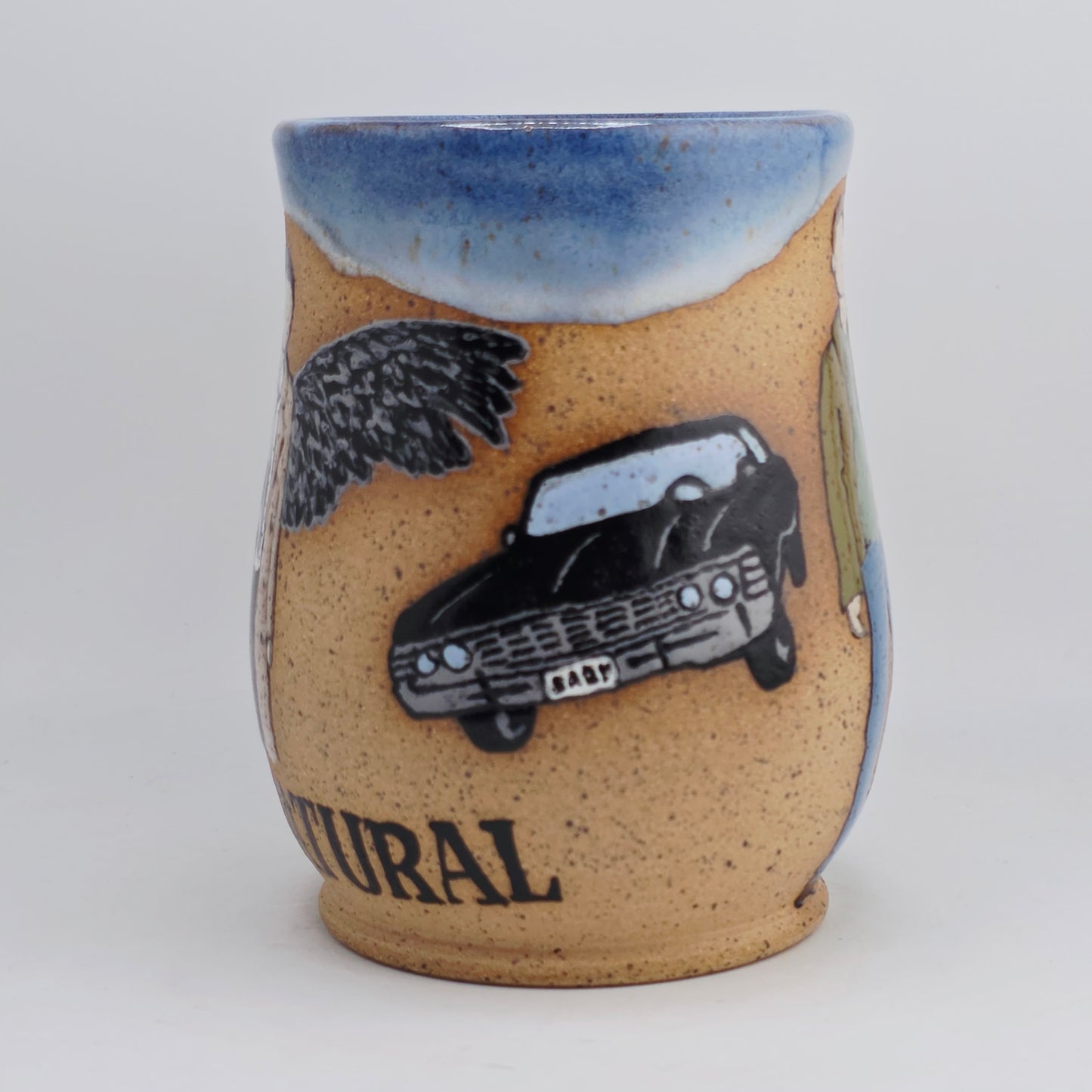 #17 Handmade stoneware Mug 18oz