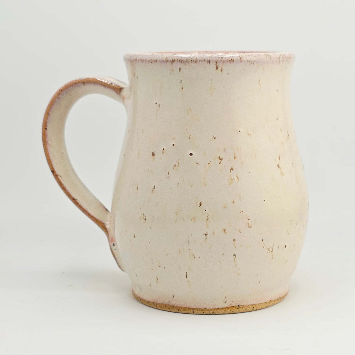 #36 Handmade stoneware Mug *discounted small glaze  defects on outside
