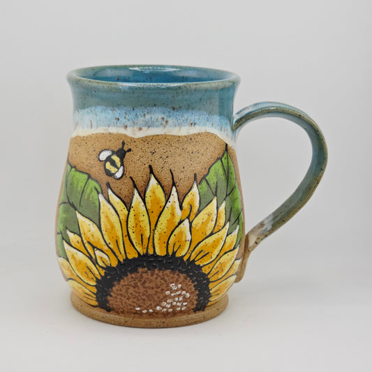 #15 Handmade stoneware mug 18oz