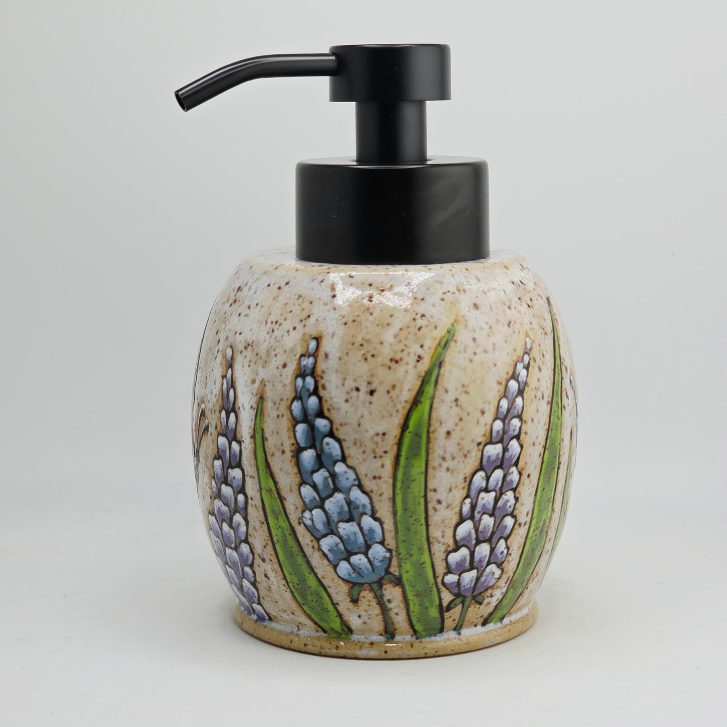 #34 Handmade stoneware soap dispenser