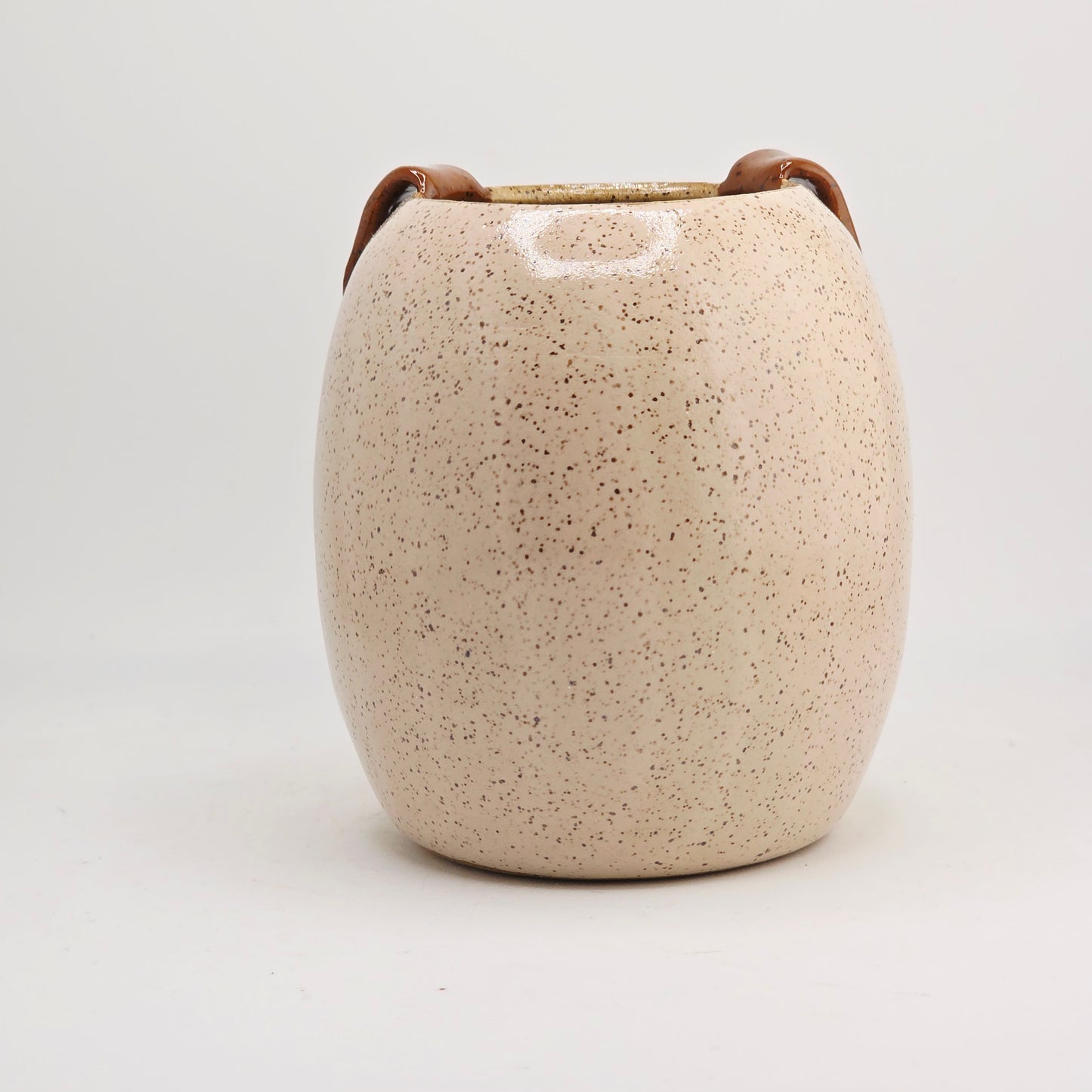 #43 Handmade stoneware vase 4.5x4