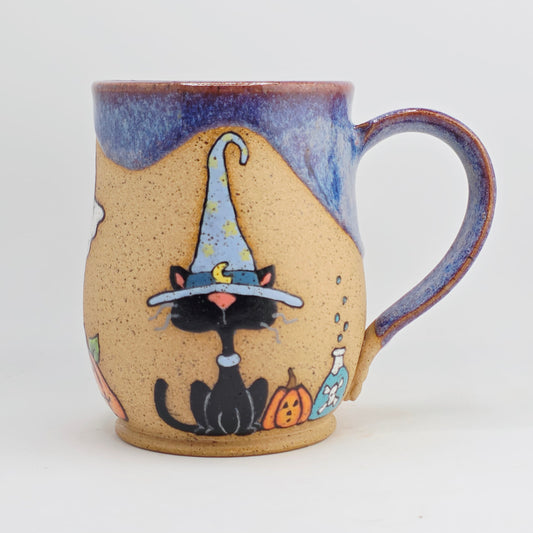 #15 Handmade stoneware Mug 17oz