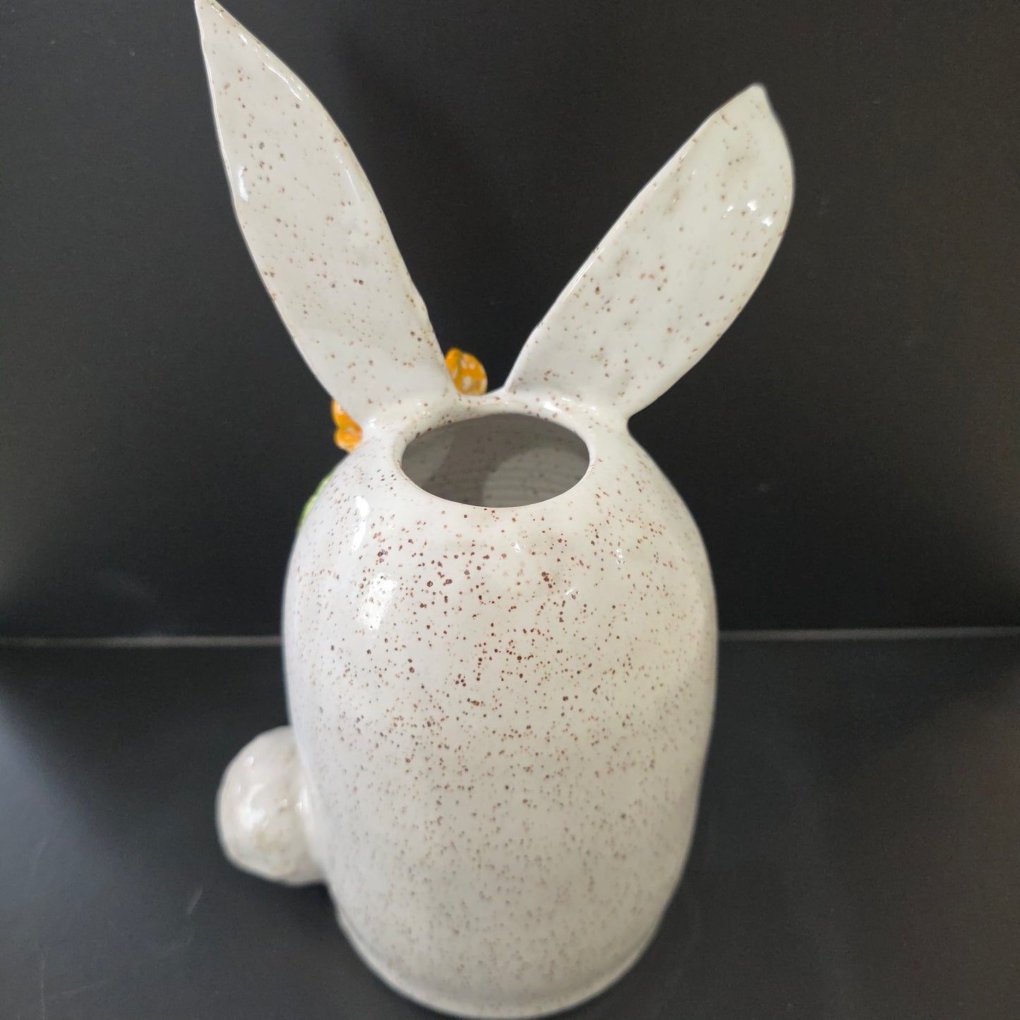 #005 Handmade stoneware Bunny Vase 8"