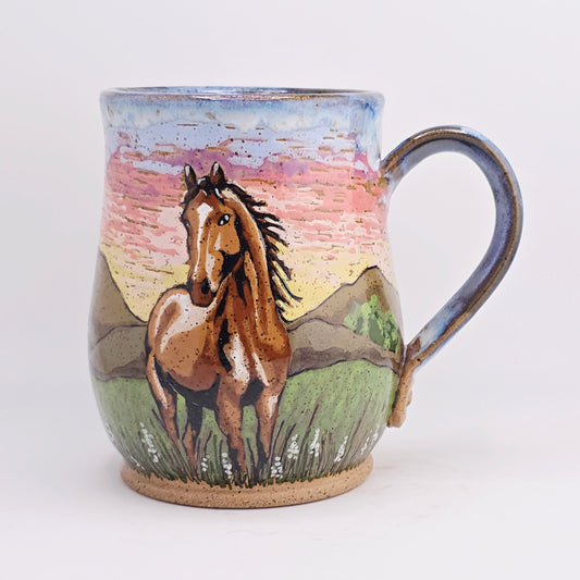 #05 Handmade stoneware Mug 17oz
