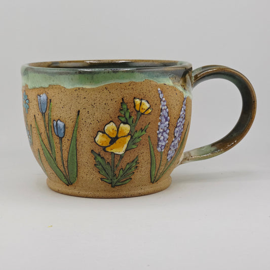 #37 Handmade stoneware Mug    16oz