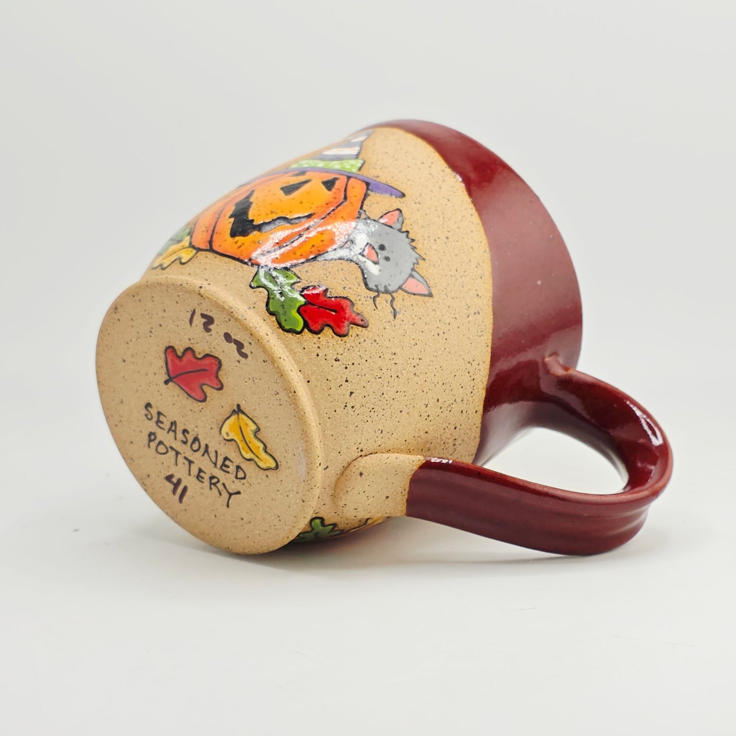 #41 Handmade stoneware Mug 12oz