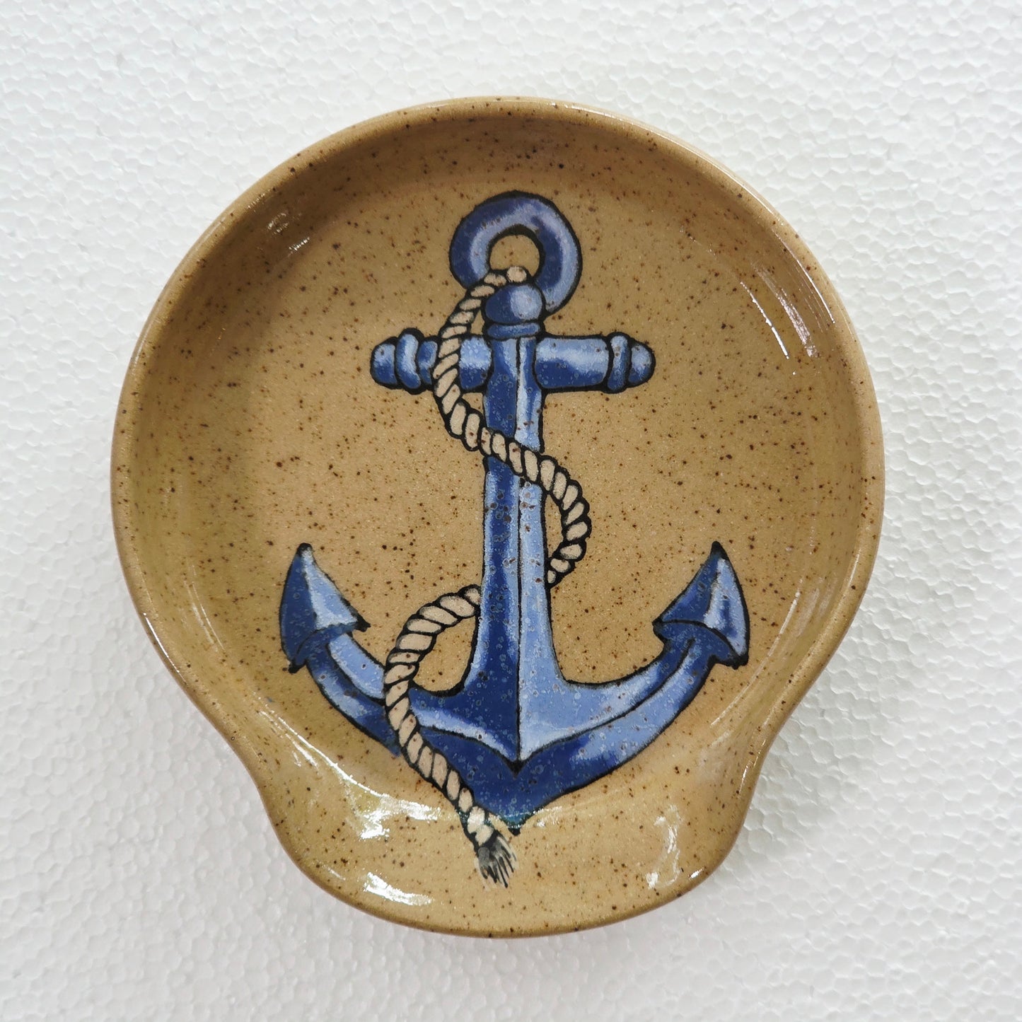 #33 Handmade stoneware spoonrest