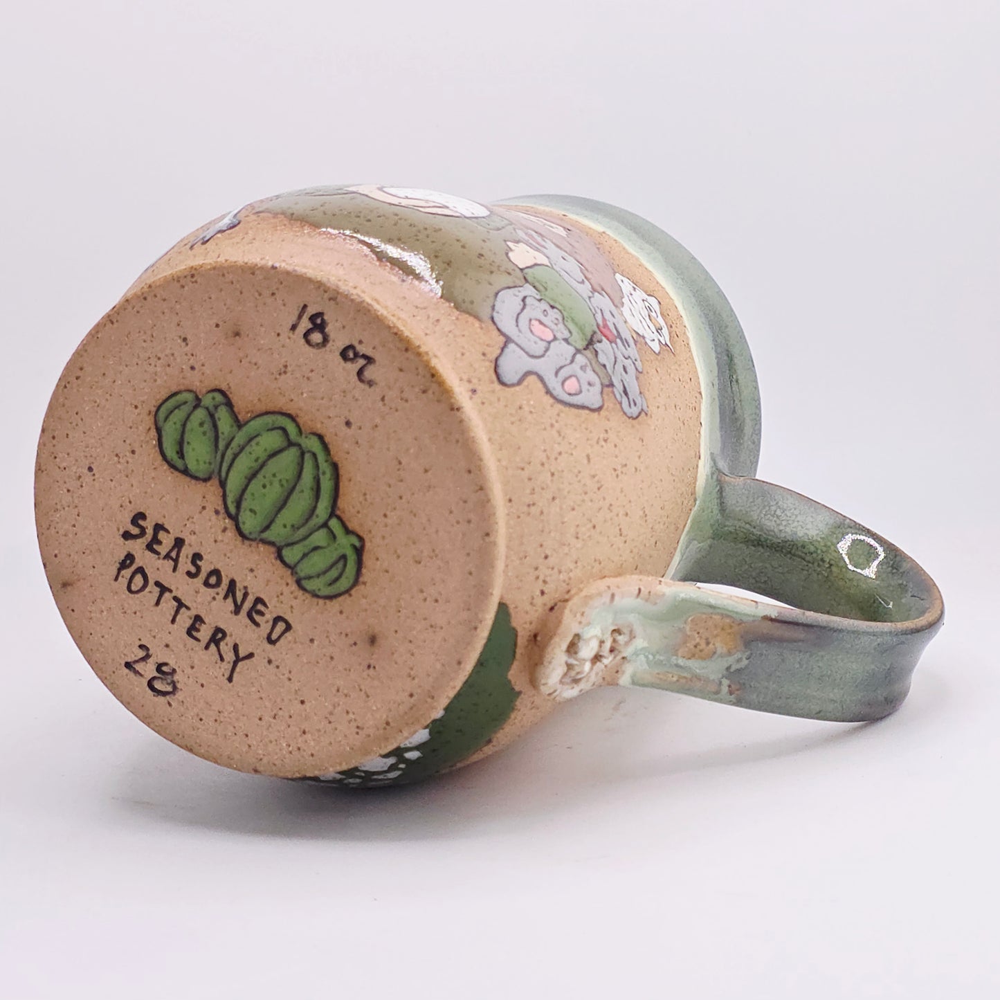 #28 Handmade stoneware Mug 18oz