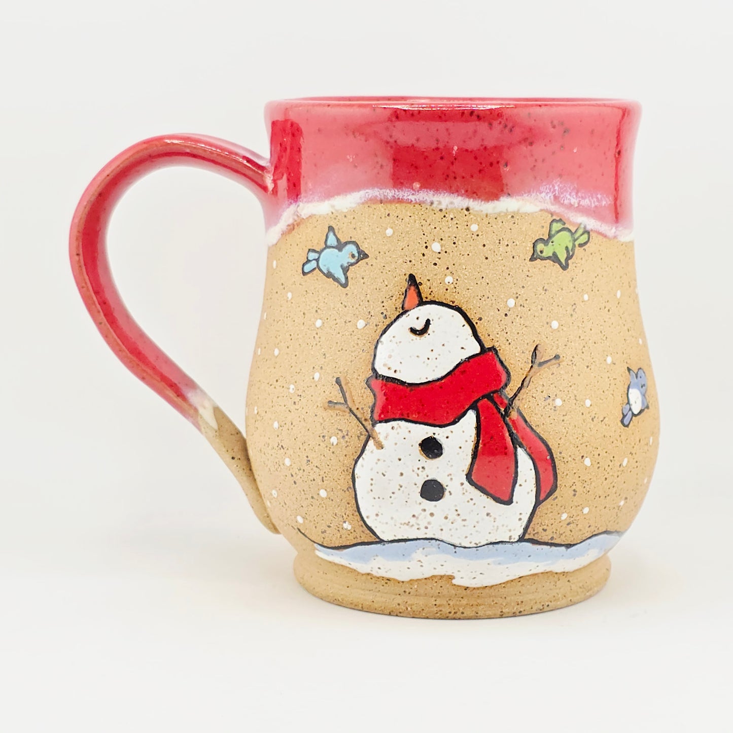 #02 Handmade stoneware mug 16-17oz