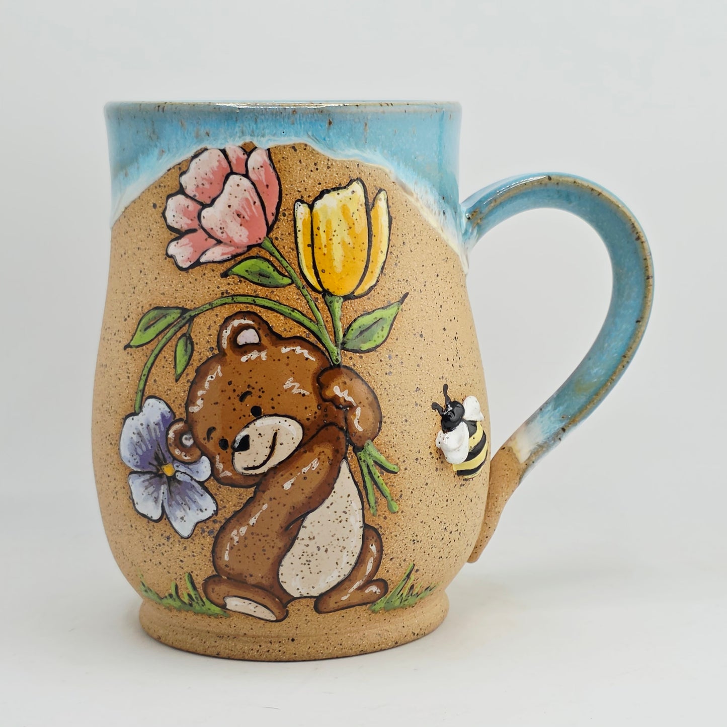 #01 Handmade stoneware Mug 18oz