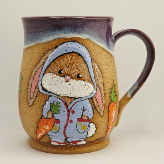 #01 Handmade stoneware Mug  17  oz