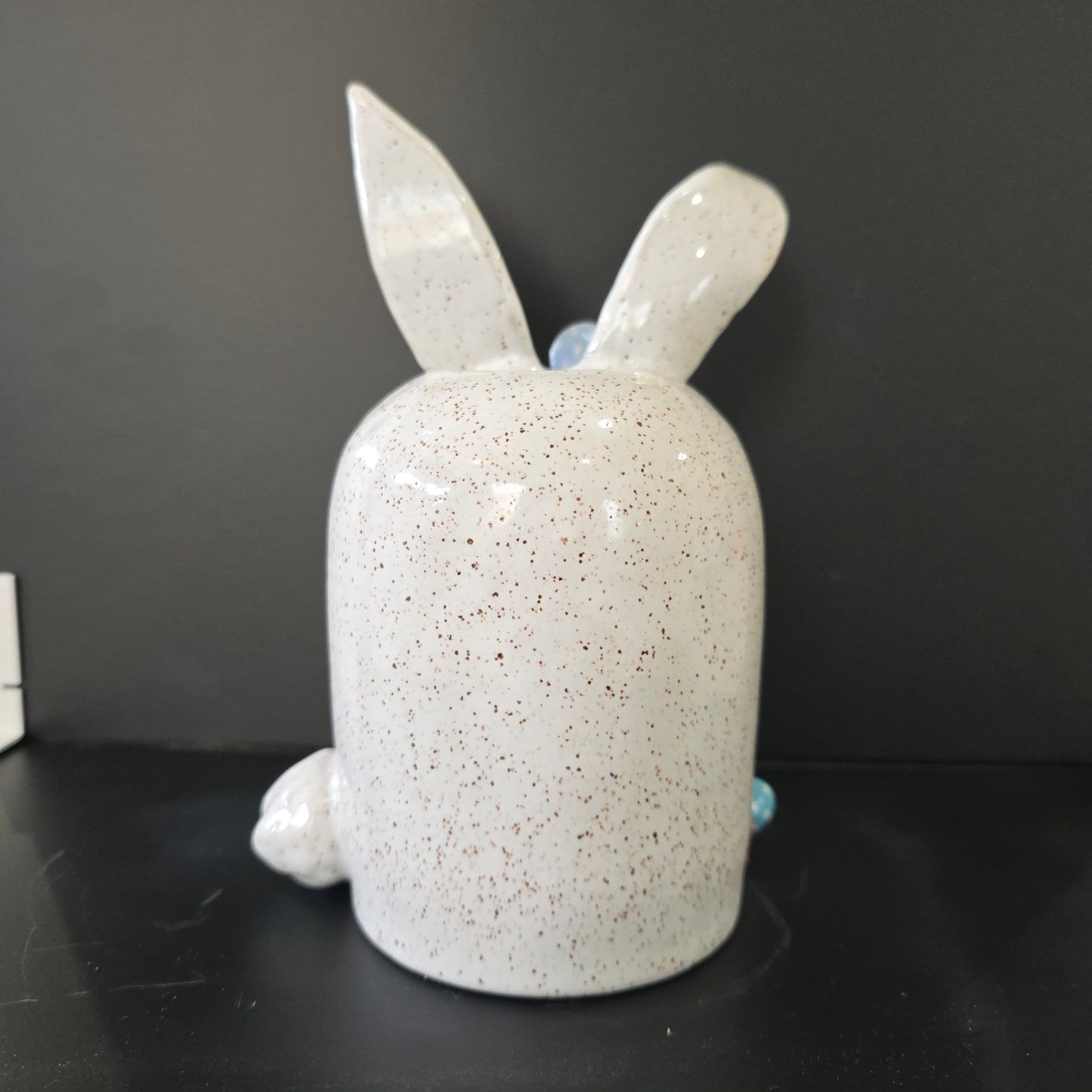 #002 Handmade stoneware Bunny Vase 8"
