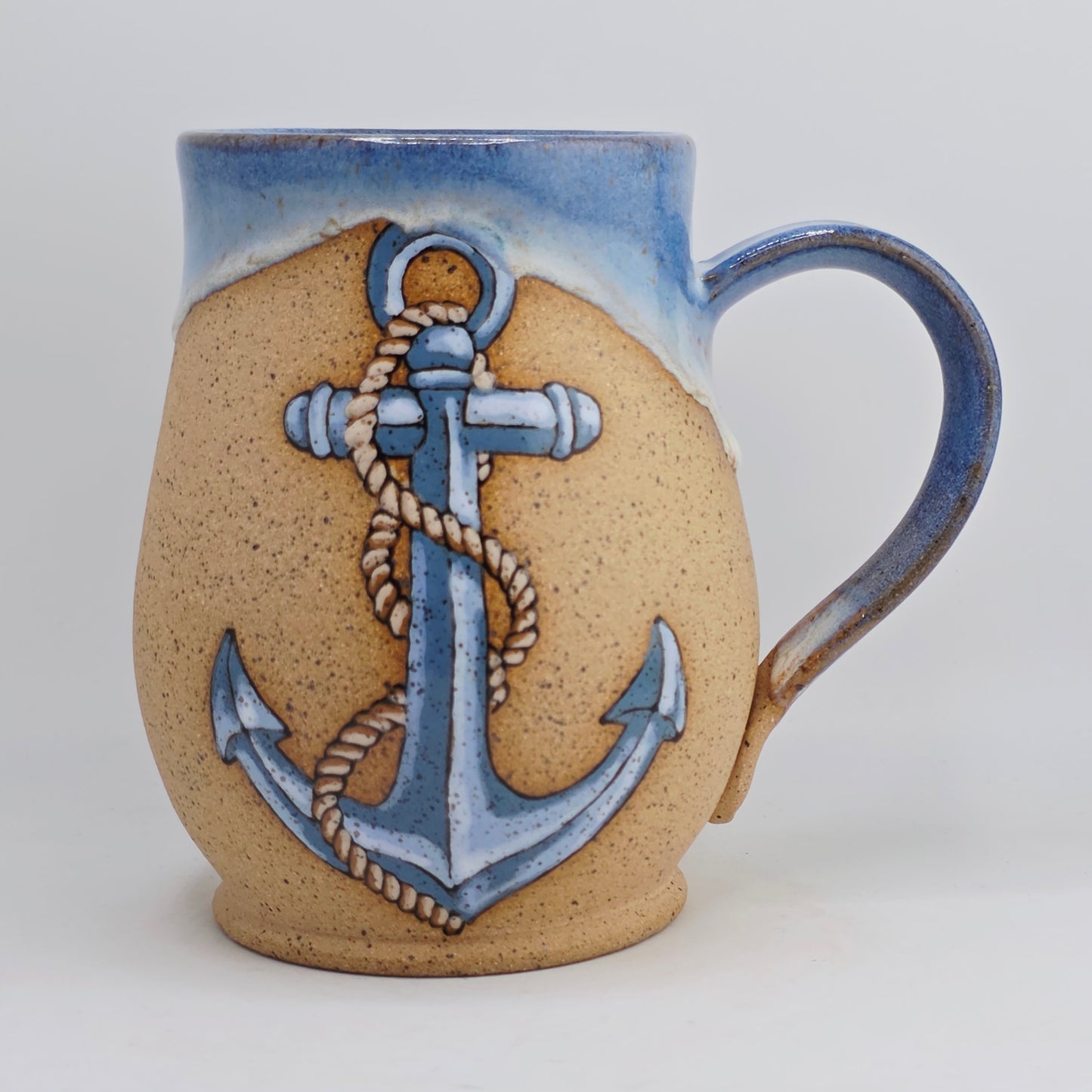 #14 Handmade stoneware Mug 18oz