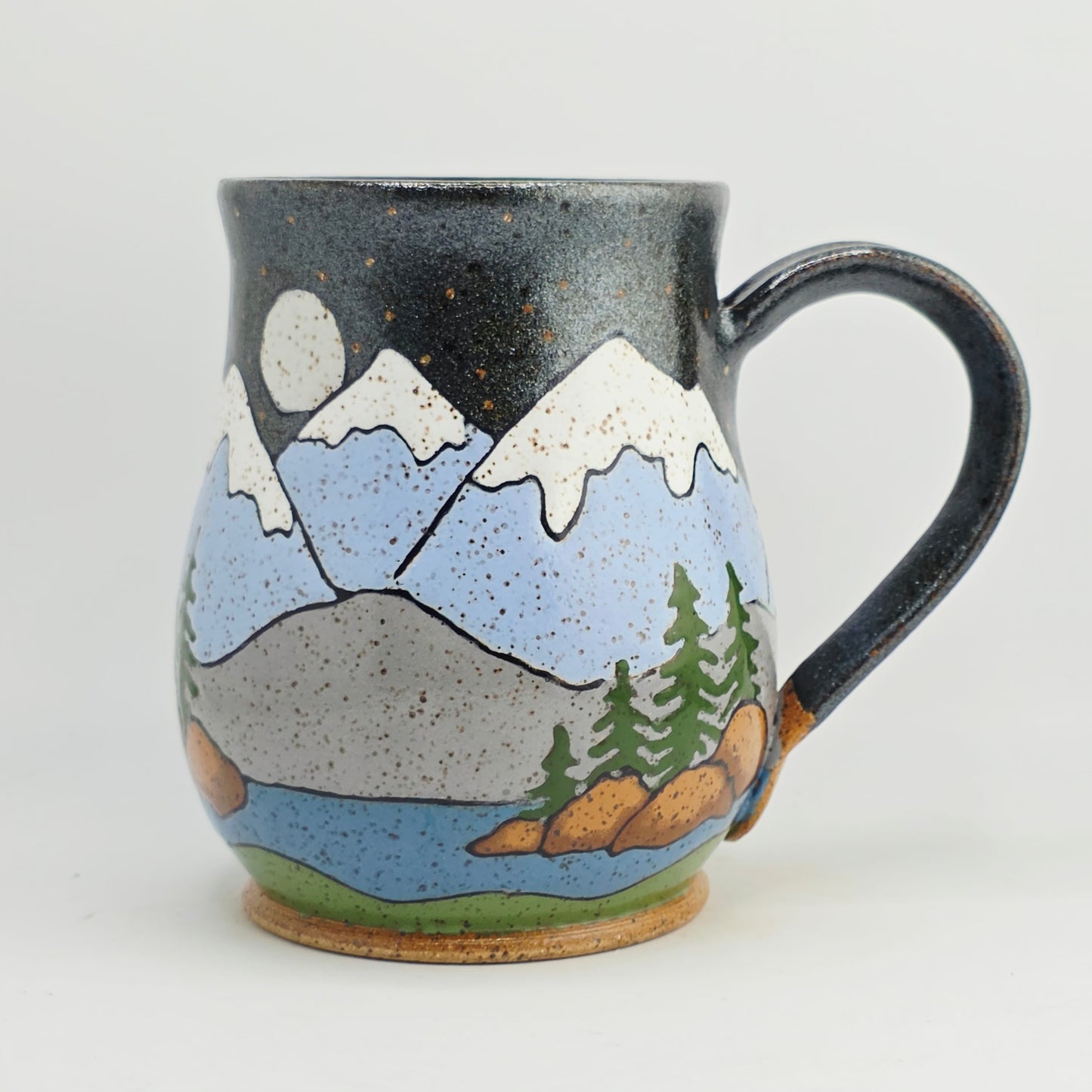 #39 Handmade stoneware Mug 16oz