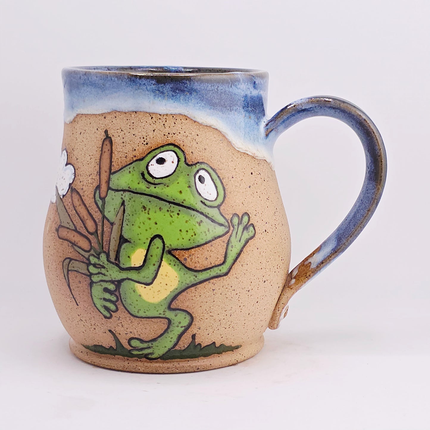 #16 Handmade stoneware Mug 19oz