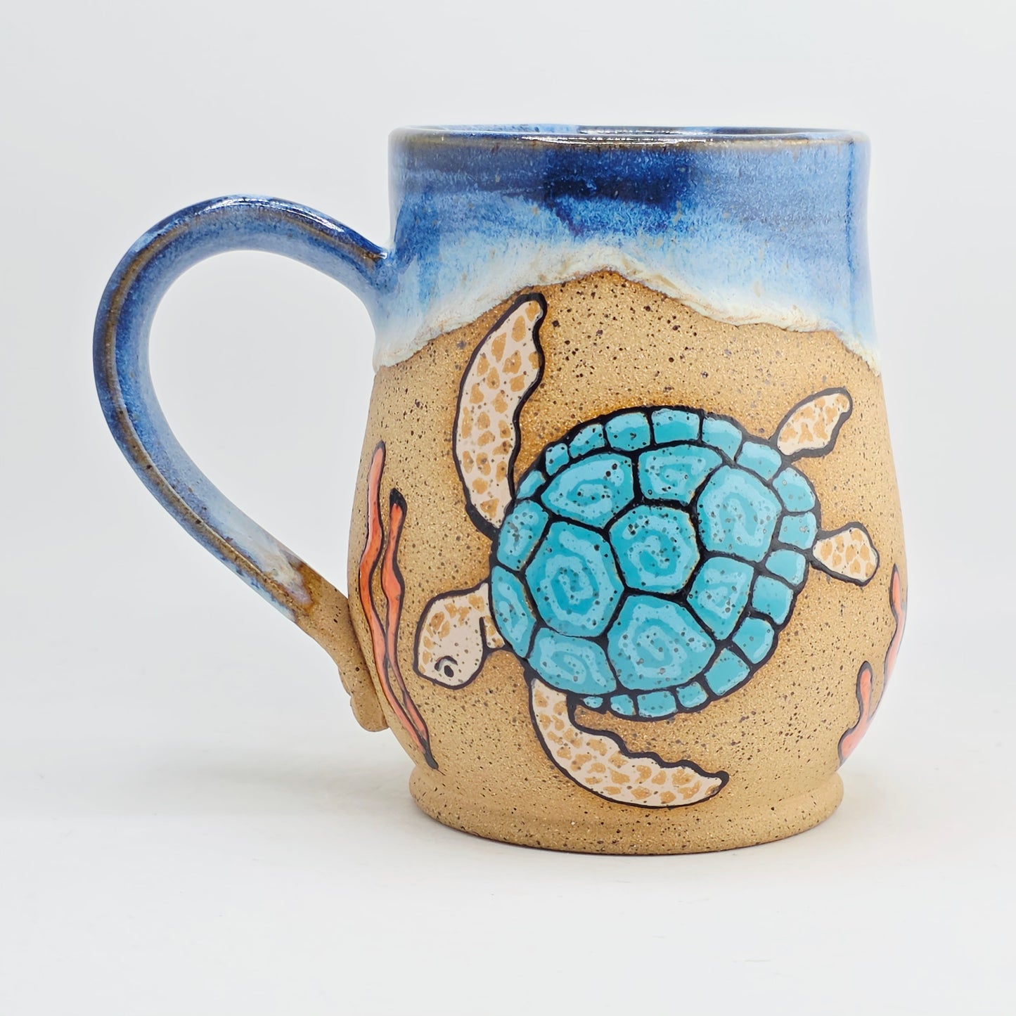 #08 Handmade stoneware Mug 16oz
