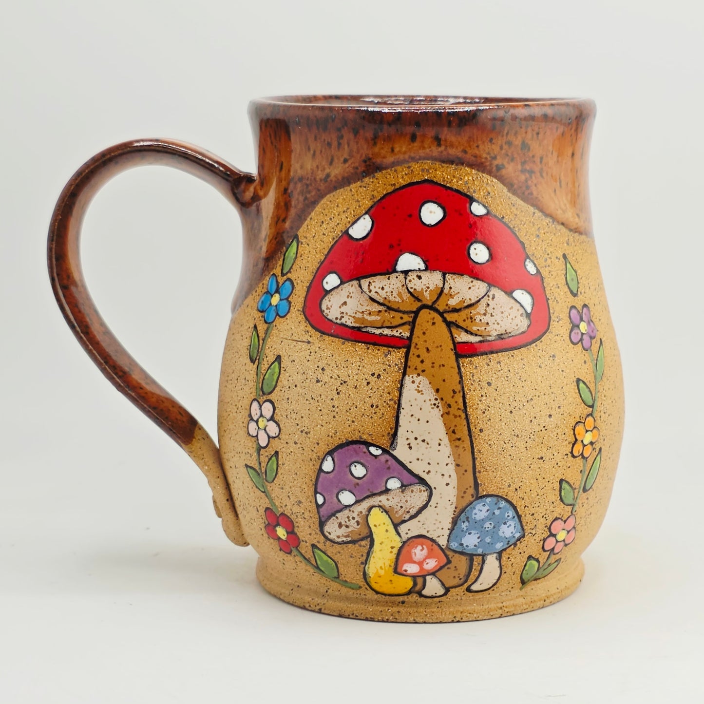#32 Handmade stoneware Mug 16oz