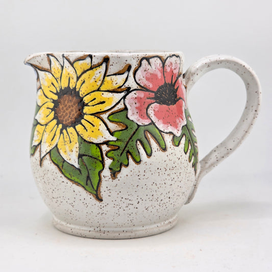 #142 Handmade stoneware creamer