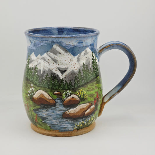 #04 Handmade stoneware mug 18oz