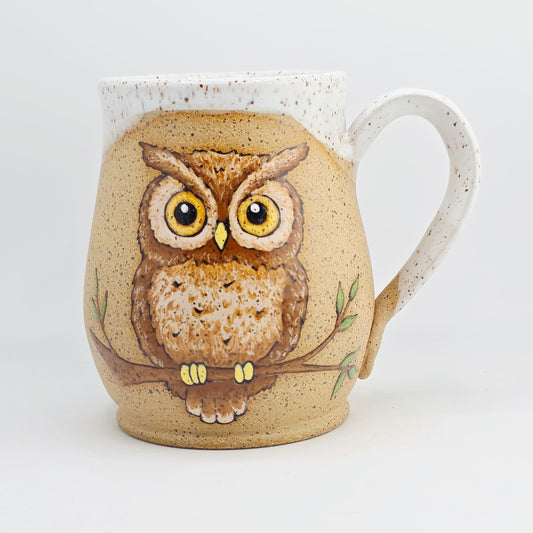 #13 Handmade stoneware Mug 17oz