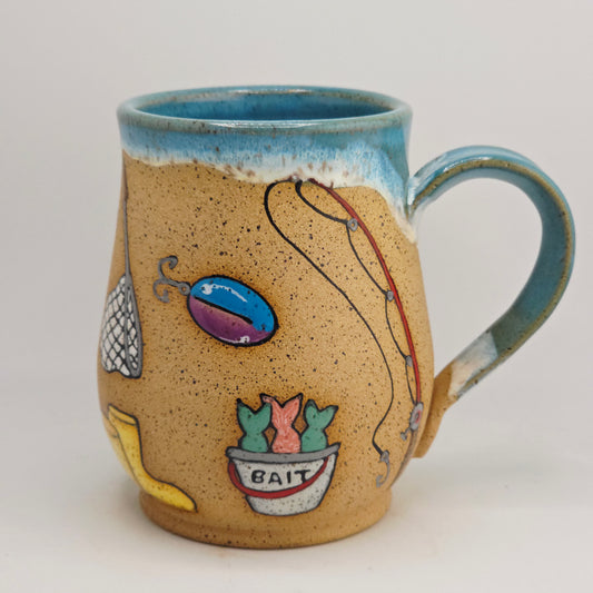 #10 Handmade stoneware Mug   17oz