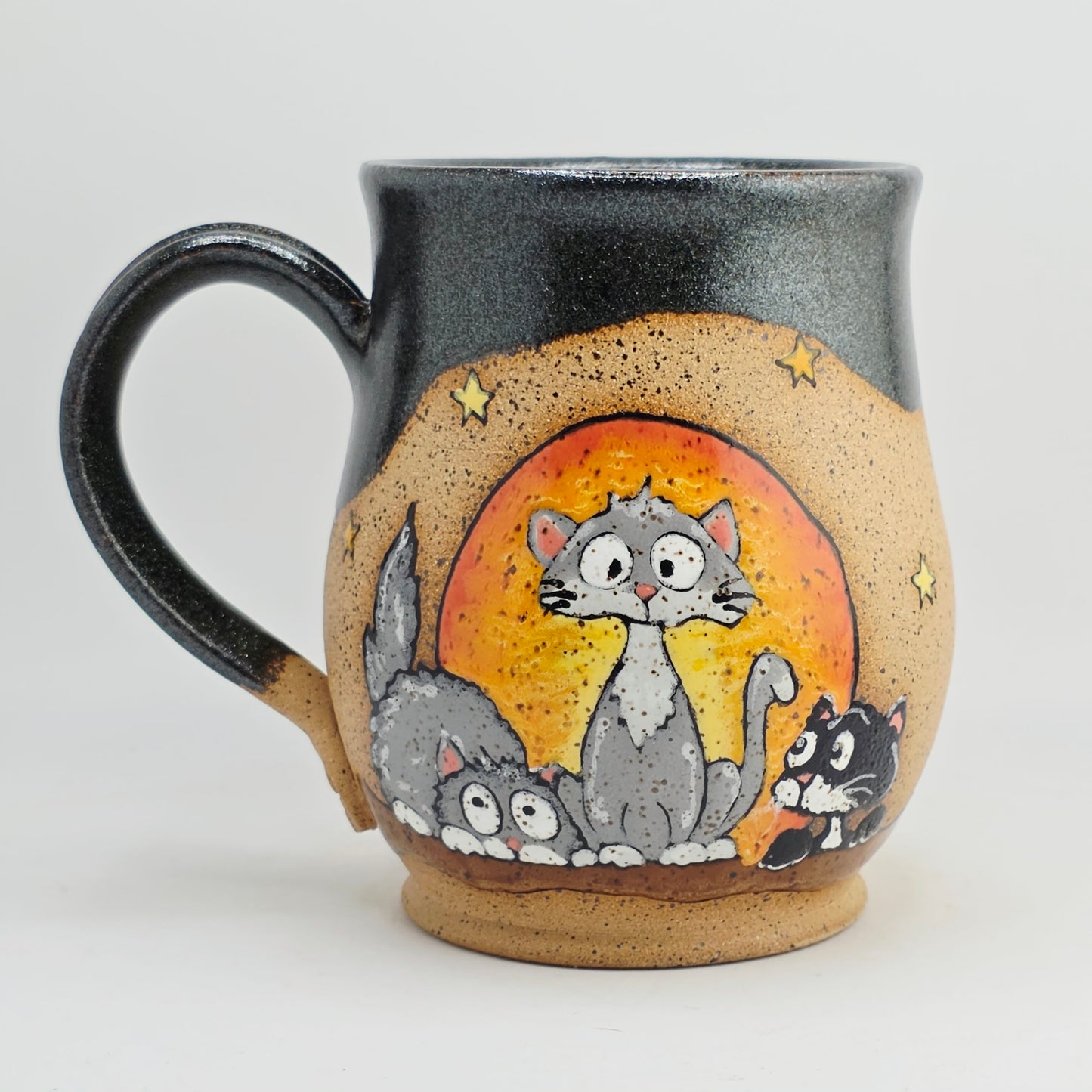 #23 Handmade stoneware Mug 17oz