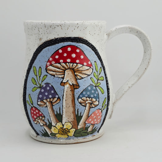 #07 Handmade stoneware Mug 18oz
