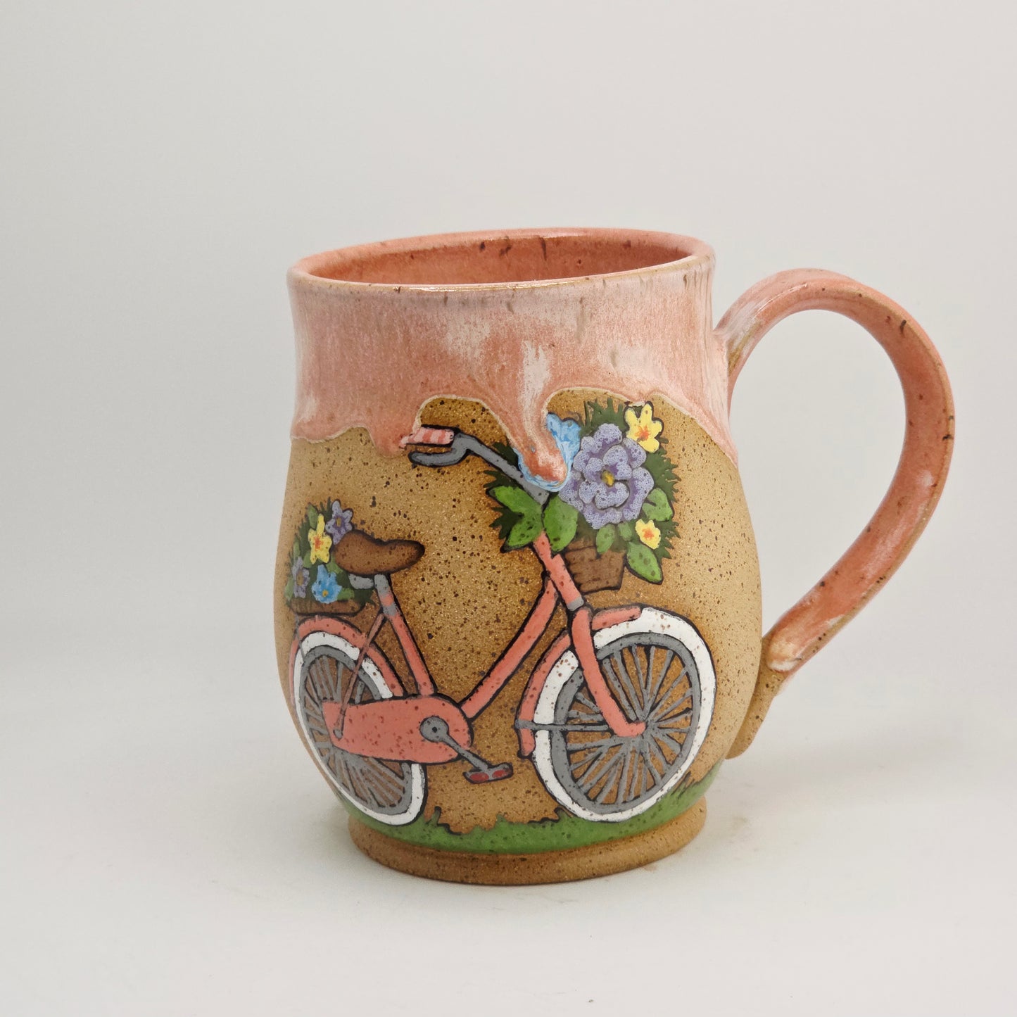 #124 Handmade stoneware Mug   16oz