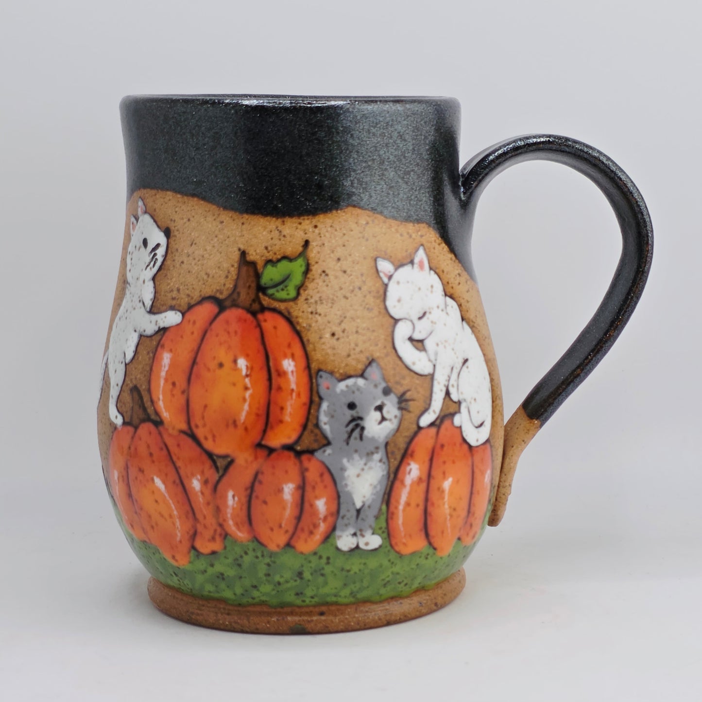 #18 Handmade stoneware Mug 17oz