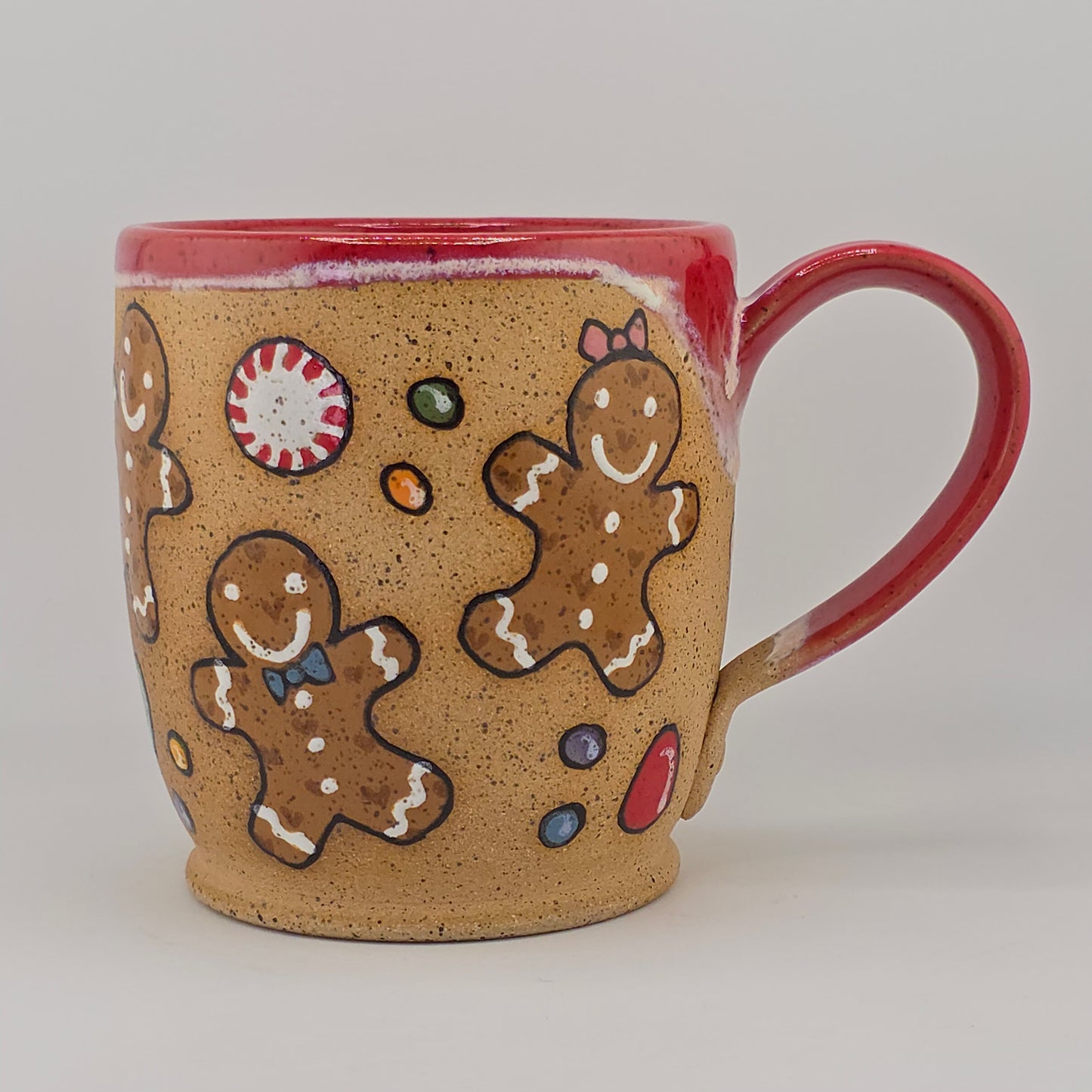 #08 Handmade stoneware mug 18 oz