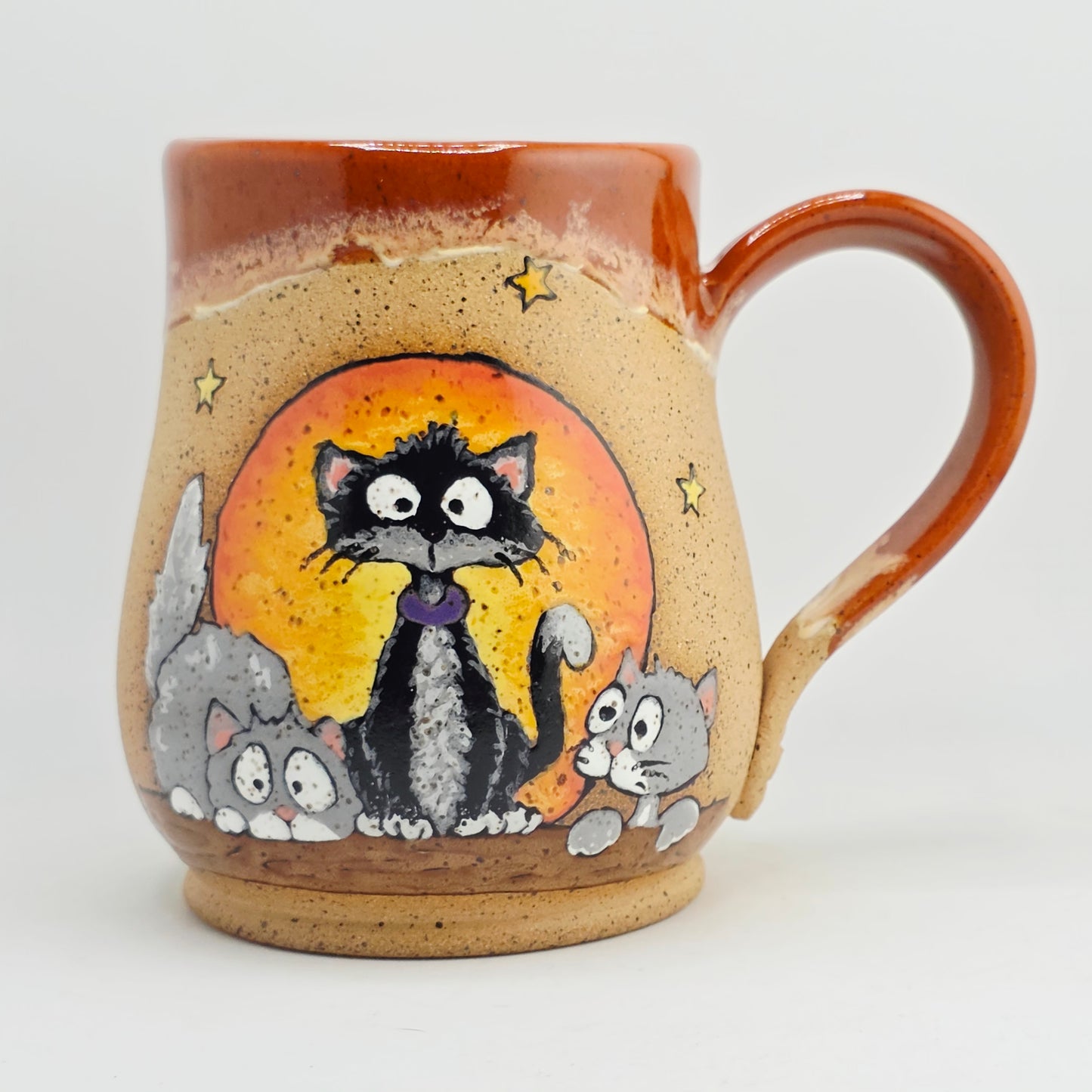 #25 Handmade stoneware Mug 15oz
