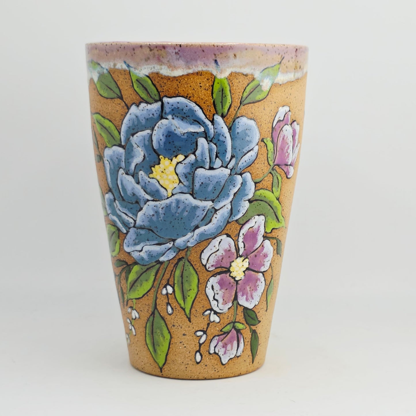 #29 Handmade stoneware Tumbler 20oz