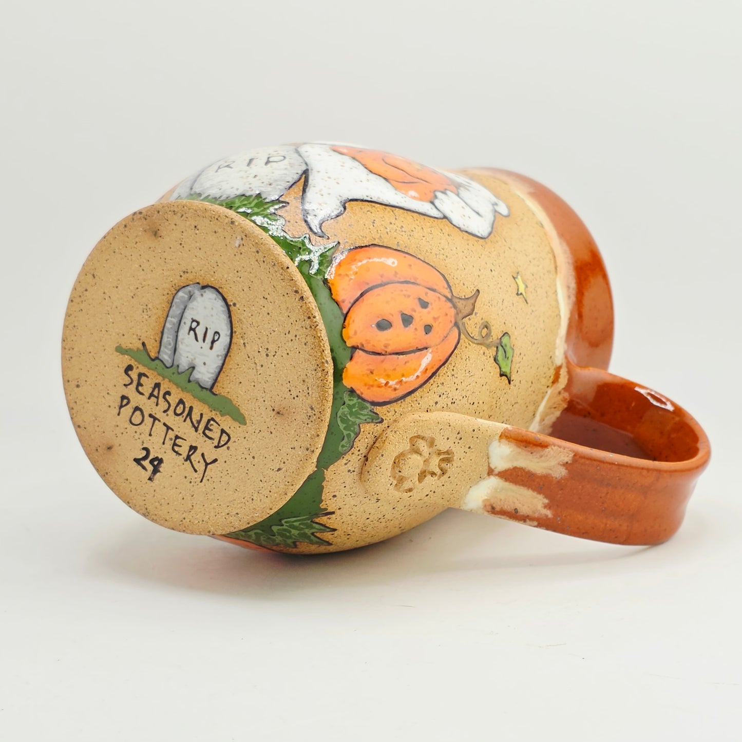 #24 Handmade stoneware Mug 17oz